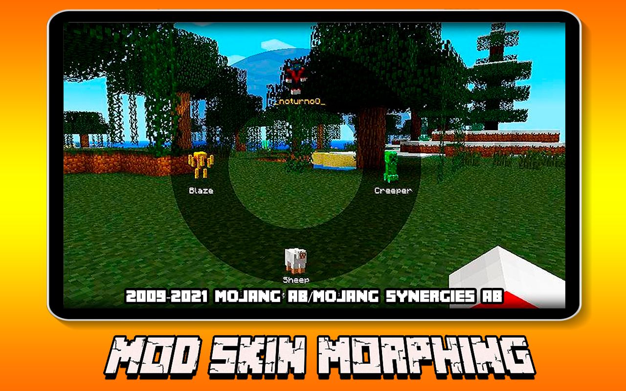 اسکرین شات 5 برنامه Skin Morphing Minecraft PE