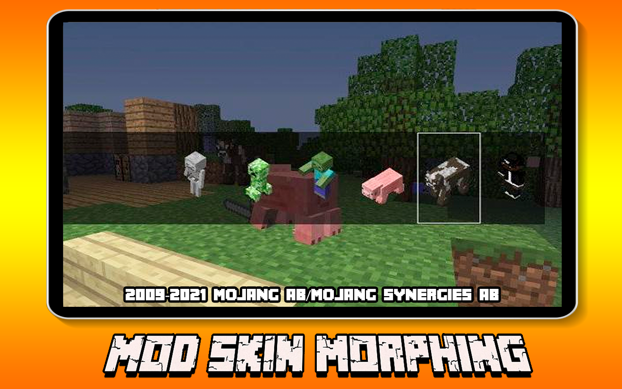اسکرین شات 3 برنامه Skin Morphing Minecraft PE