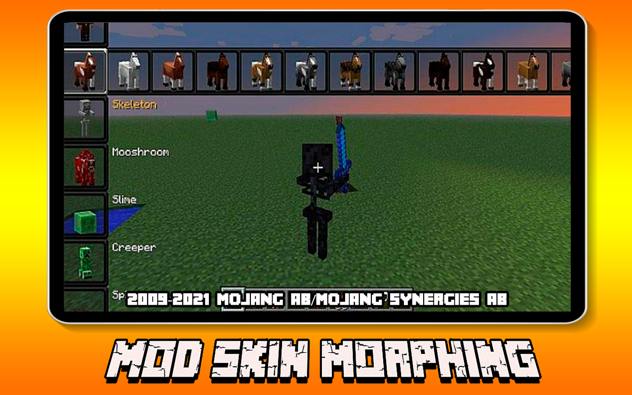 اسکرین شات 7 برنامه Skin Morphing Minecraft PE