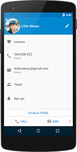 اسکرین شات 3 برنامه ExDialer - Dialer & Contacts