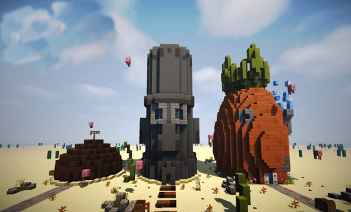 اسکرین شات 1 برنامه Bikini Bottom Mod for Minecraft PE