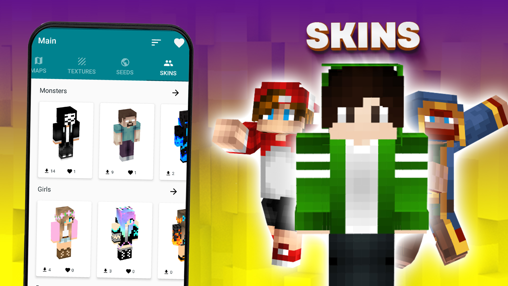 اسکرین شات 4 برنامه Mods, maps skins for Minecraft