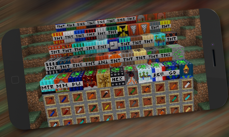 اسکرین شات 2 برنامه TNT Mod for Minecraft PE