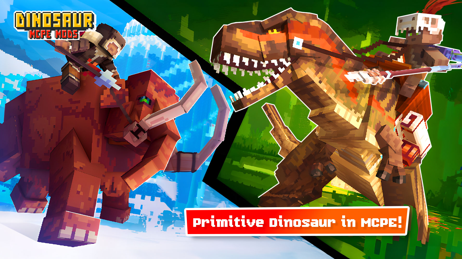 اسکرین شات 1 برنامه Dinosaur Craft Mods Minecraft