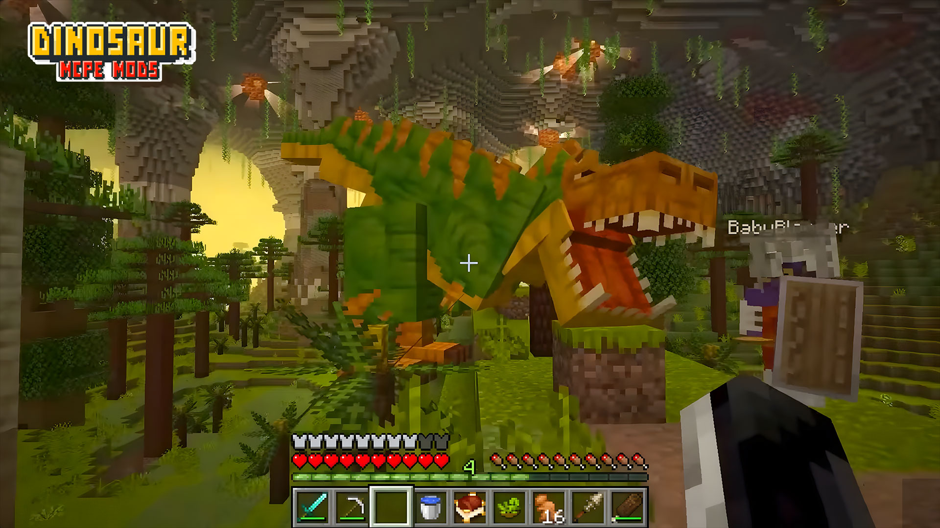 اسکرین شات 5 برنامه Dinosaur Craft Mods Minecraft