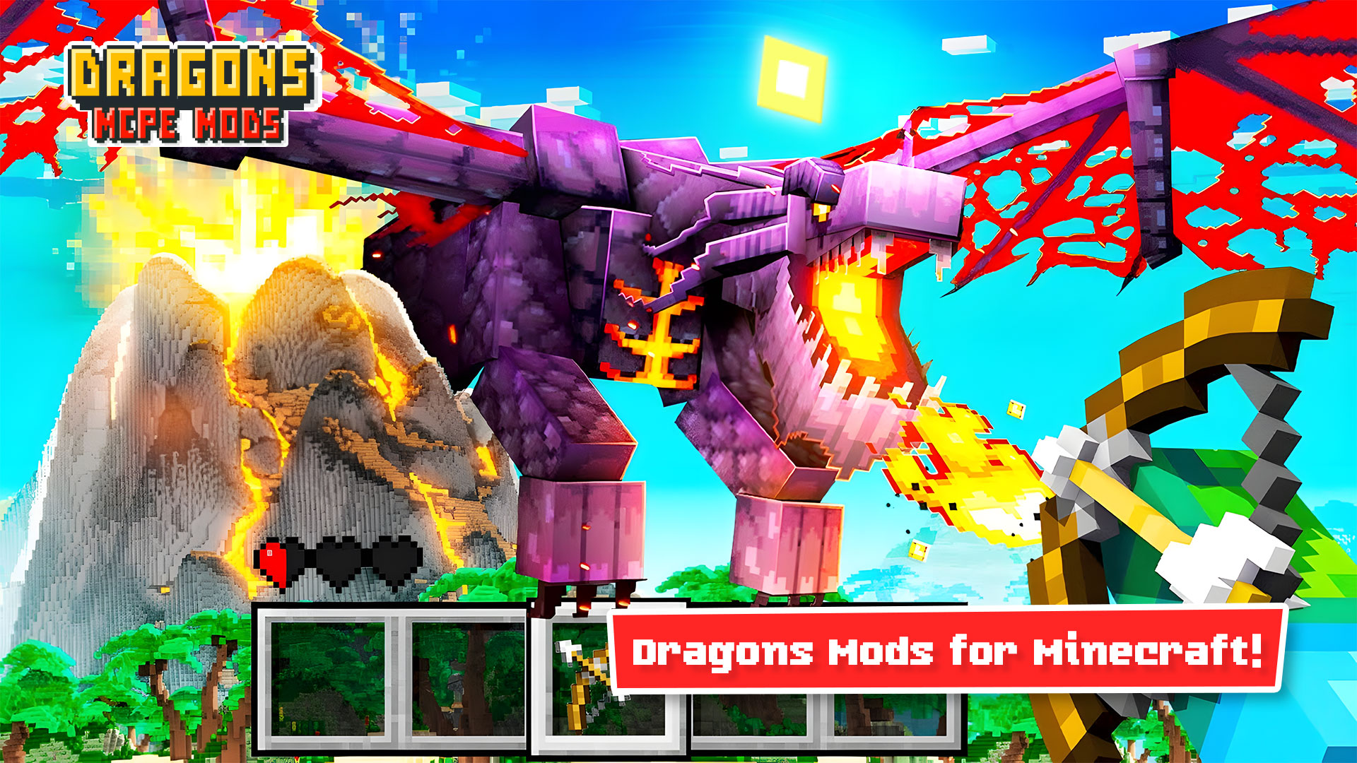 اسکرین شات 2 برنامه Fantasy Dragons Mod Minecraft
