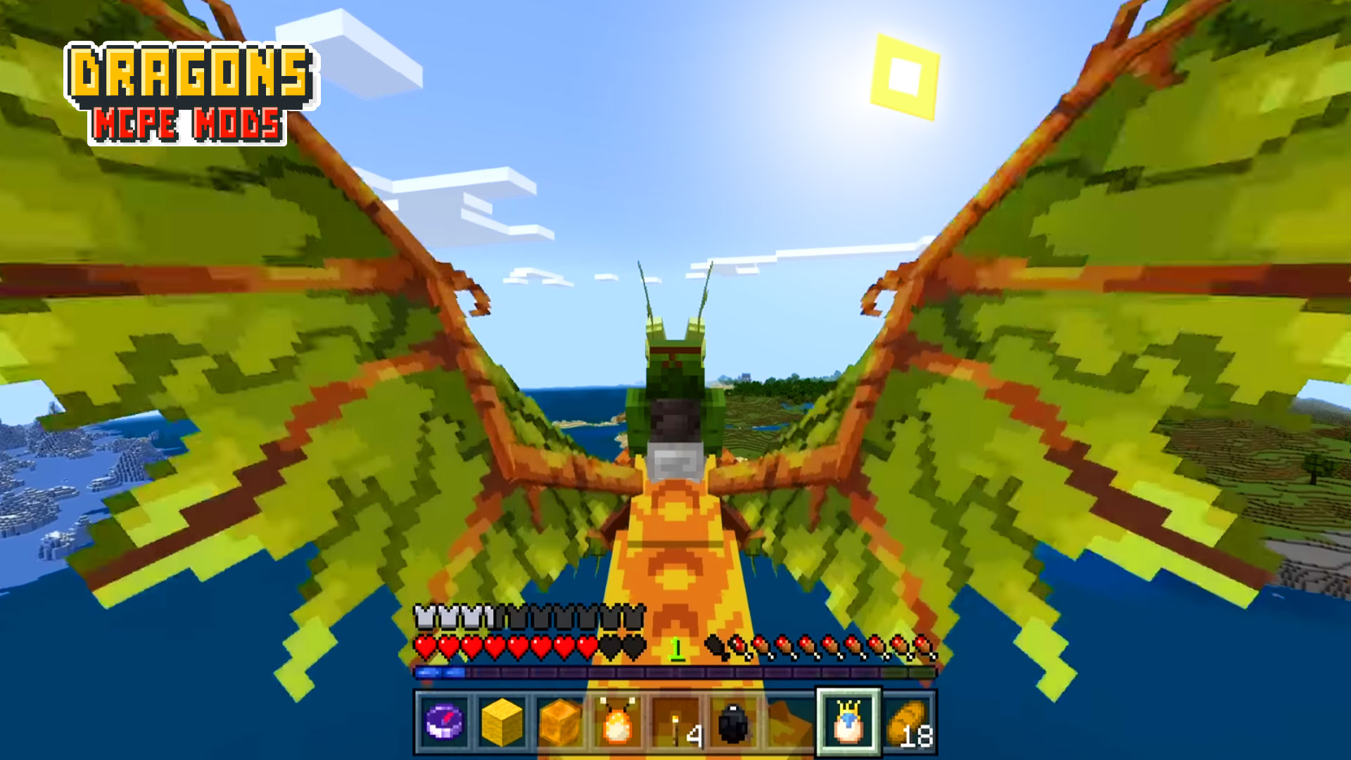اسکرین شات 4 برنامه Fantasy Dragons Mod Minecraft