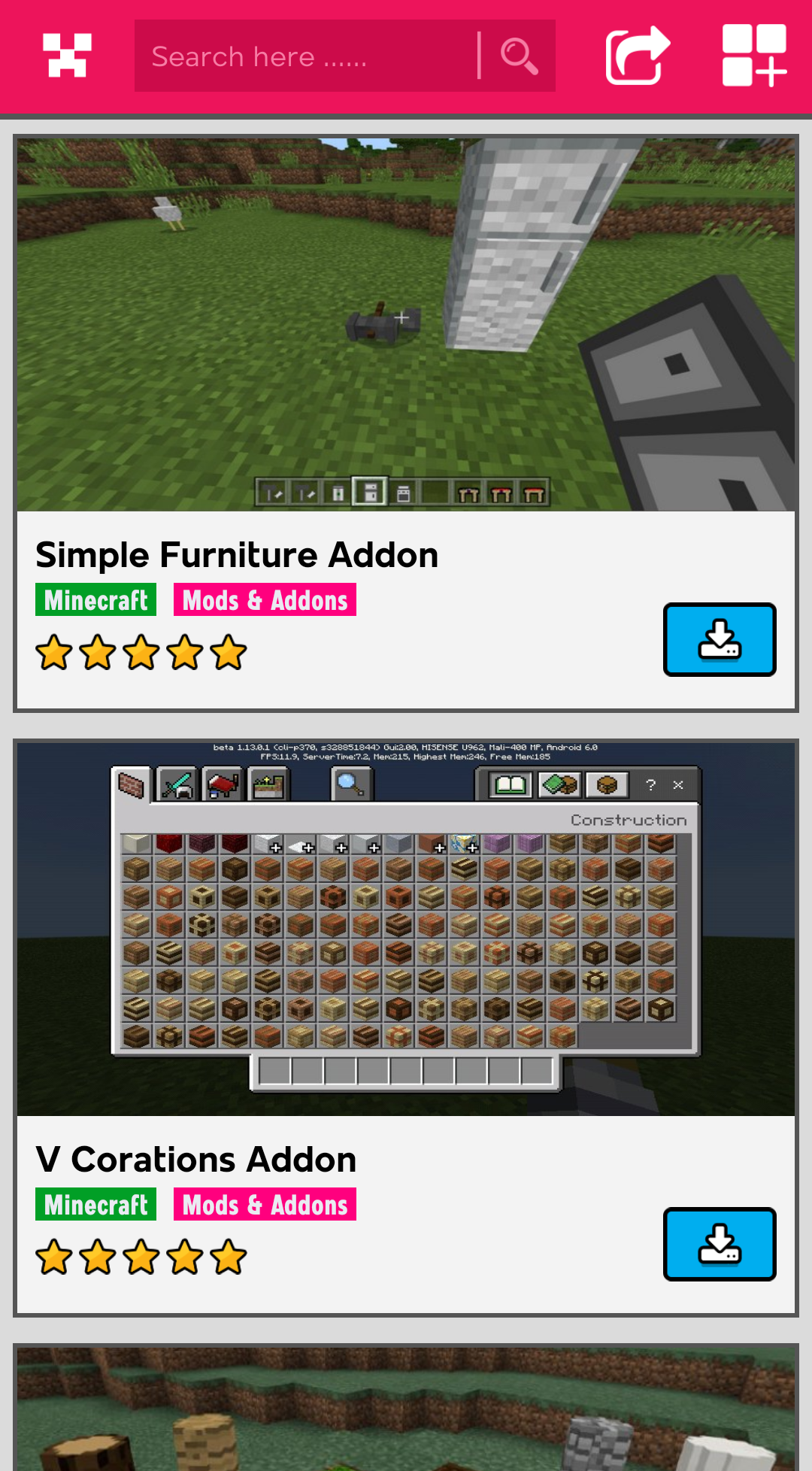 اسکرین شات 7 برنامه Furniture Mod For Minecraft