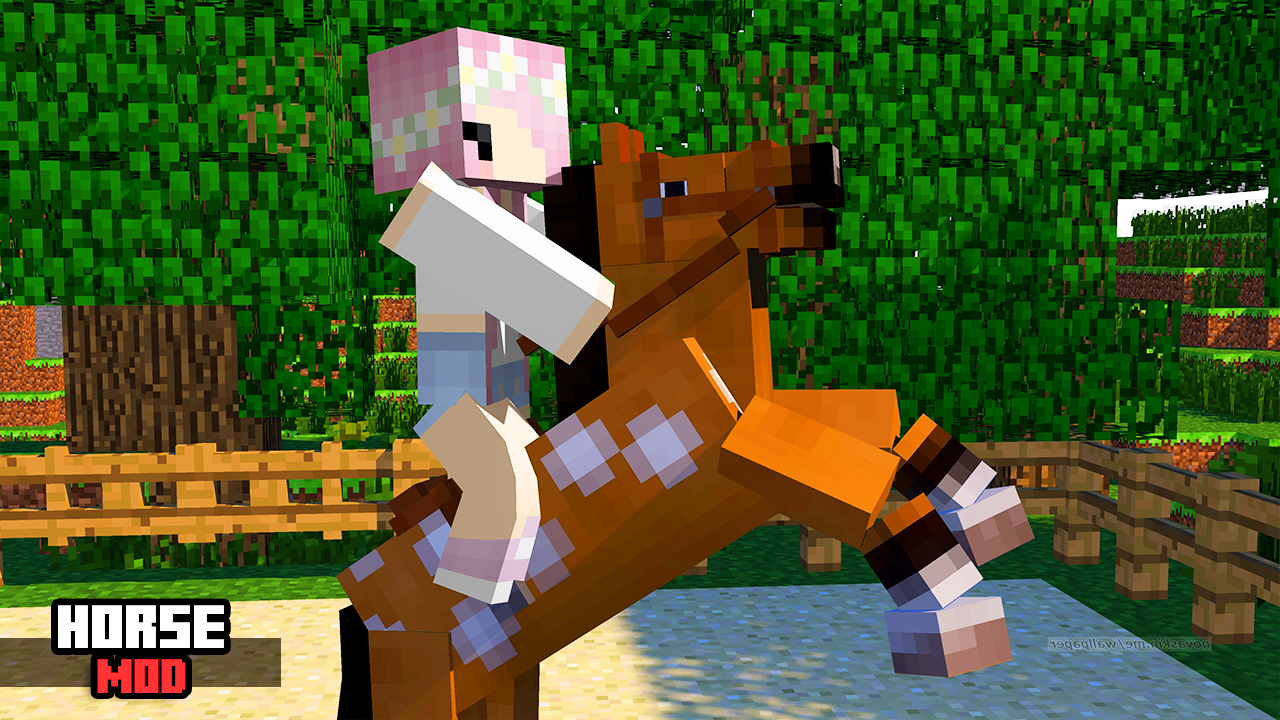 اسکرین شات 1 برنامه Horse Mod For Minecraft PE