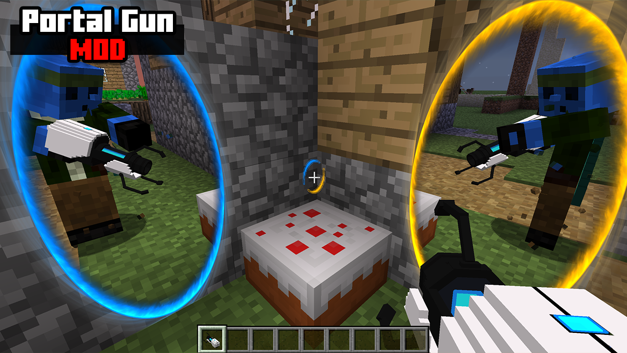 اسکرین شات 3 برنامه Portal Gun Mod