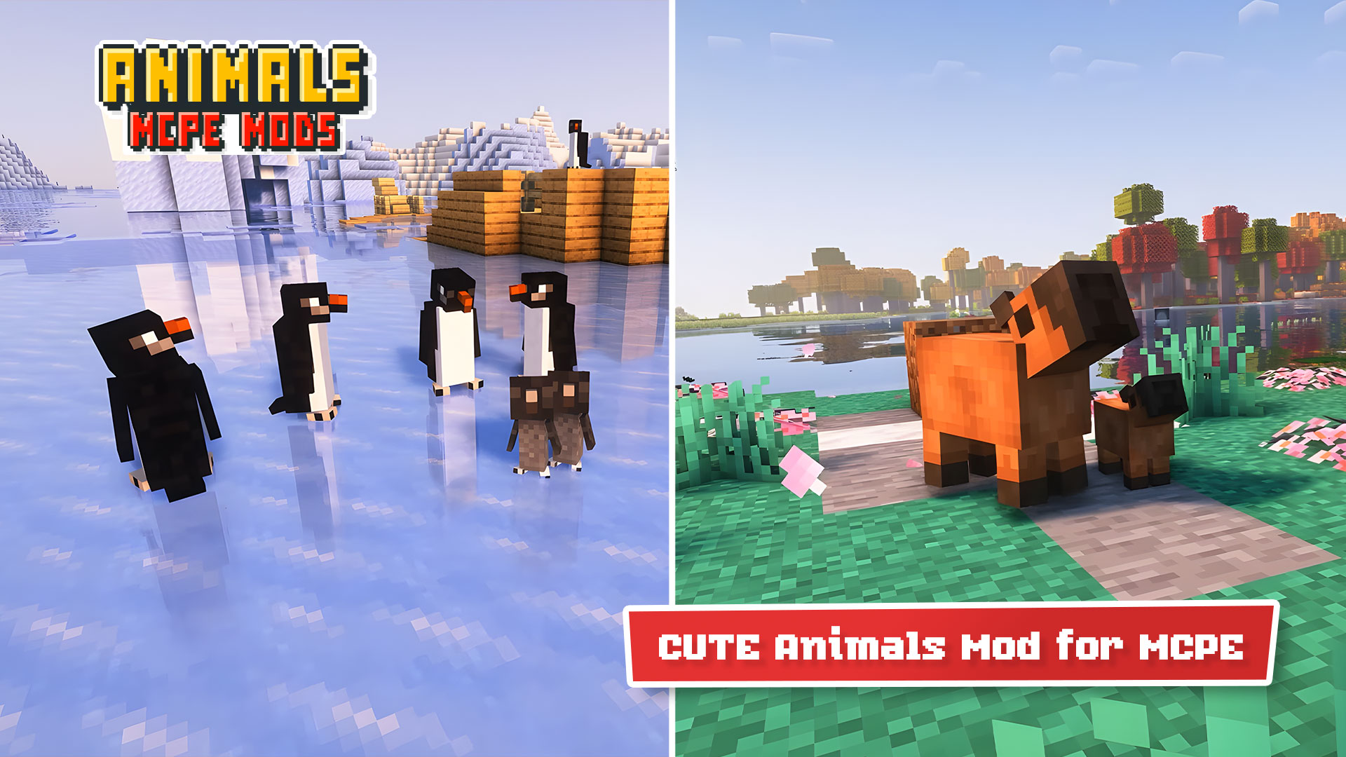 اسکرین شات 5 برنامه Real Animal Minecraft Mods