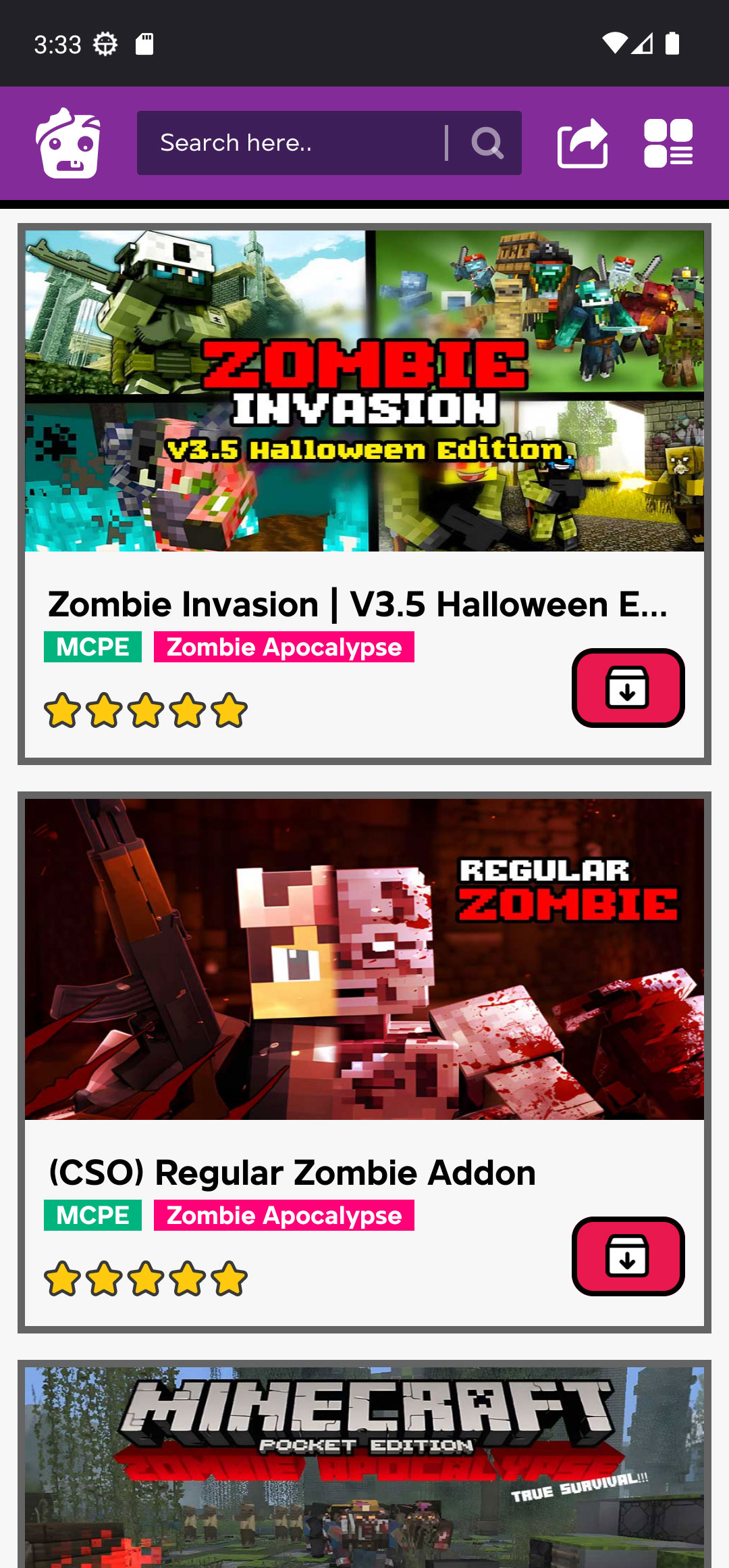 اسکرین شات 6 برنامه Zombie Apocalypse Versus Mods