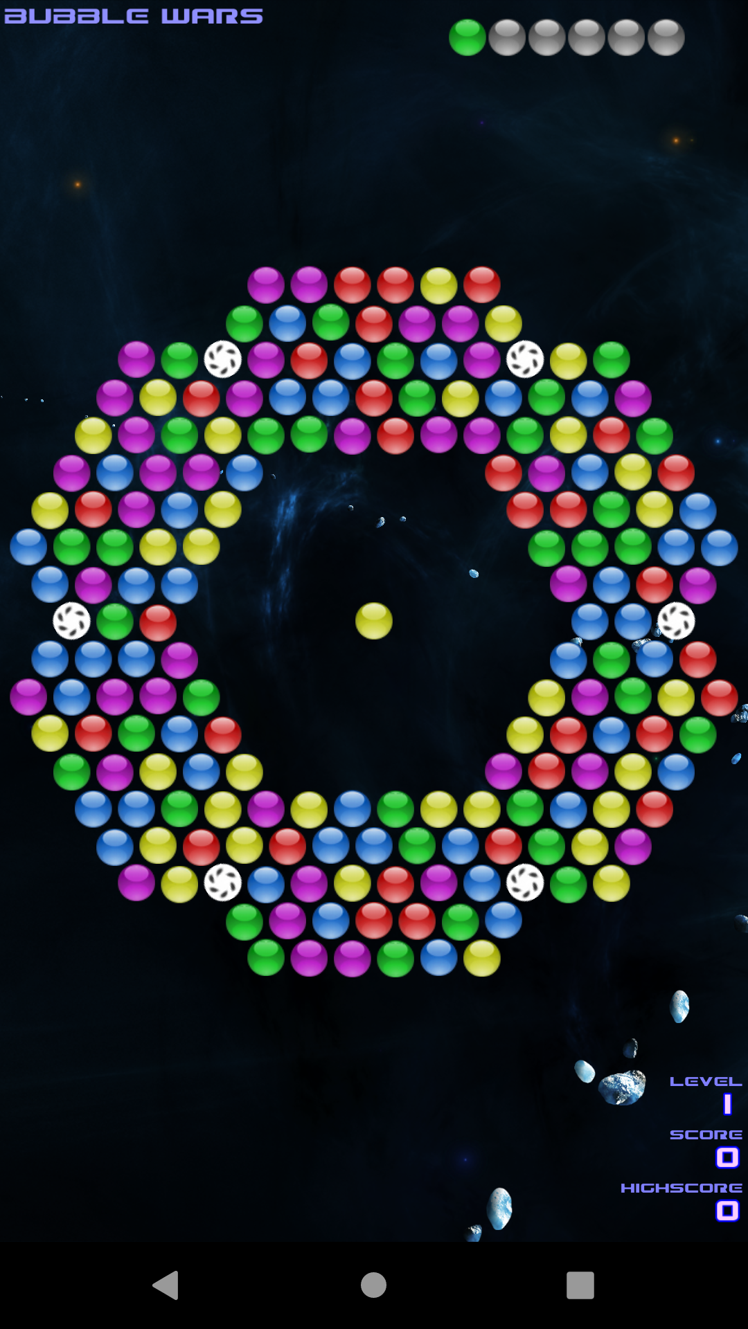 اسکرین شات 2 بازی Bubble Wars