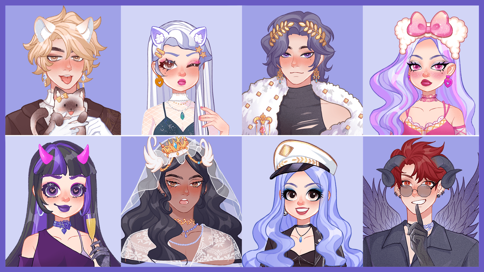 اسکرین شات 1 بازی Princess Avatar:dress up