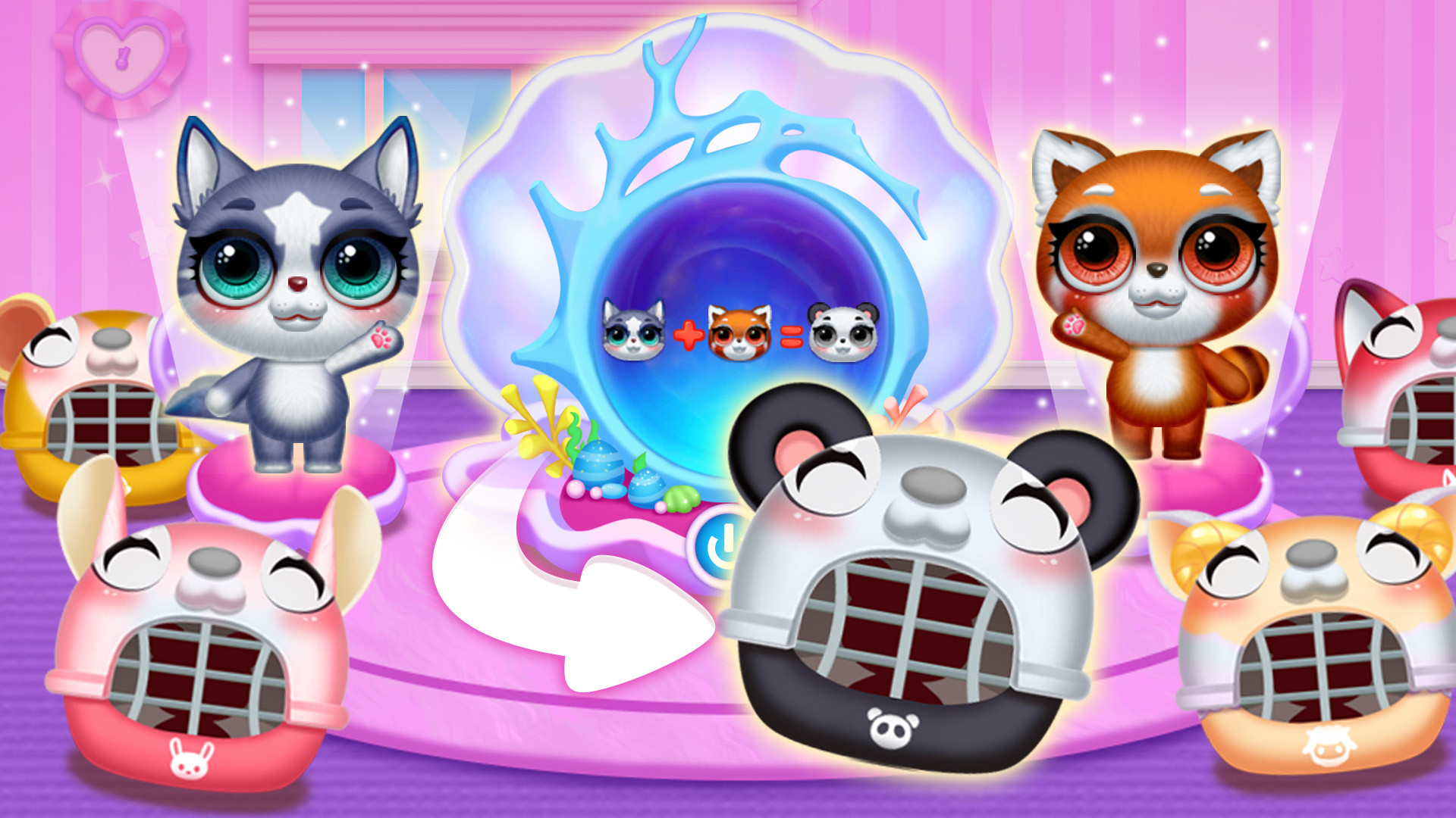 اسکرین شات 1 بازی Cute Pets Dream Paradise