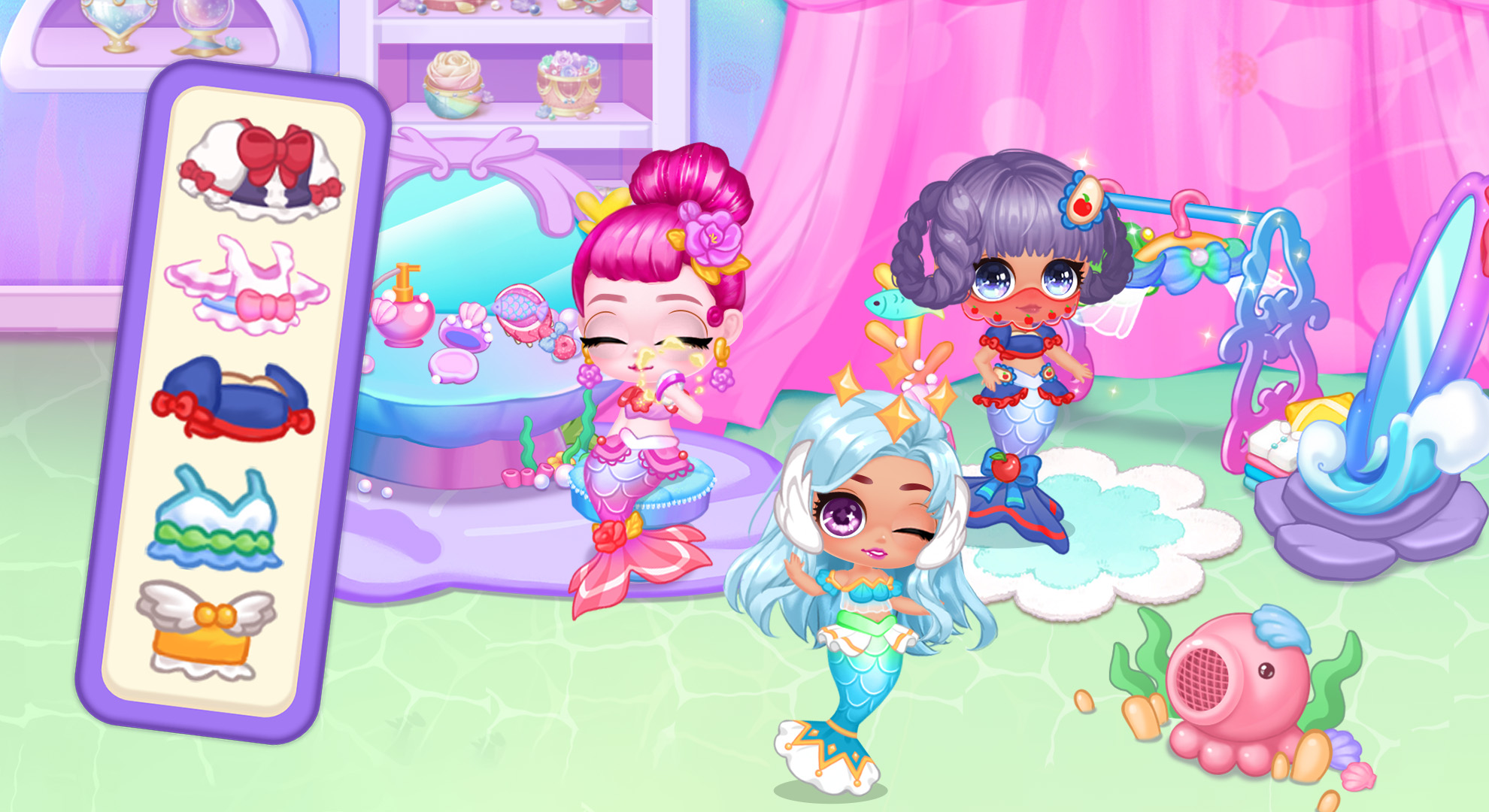 اسکرین شات 3 بازی Sweet Dolls：Mermaid Princess