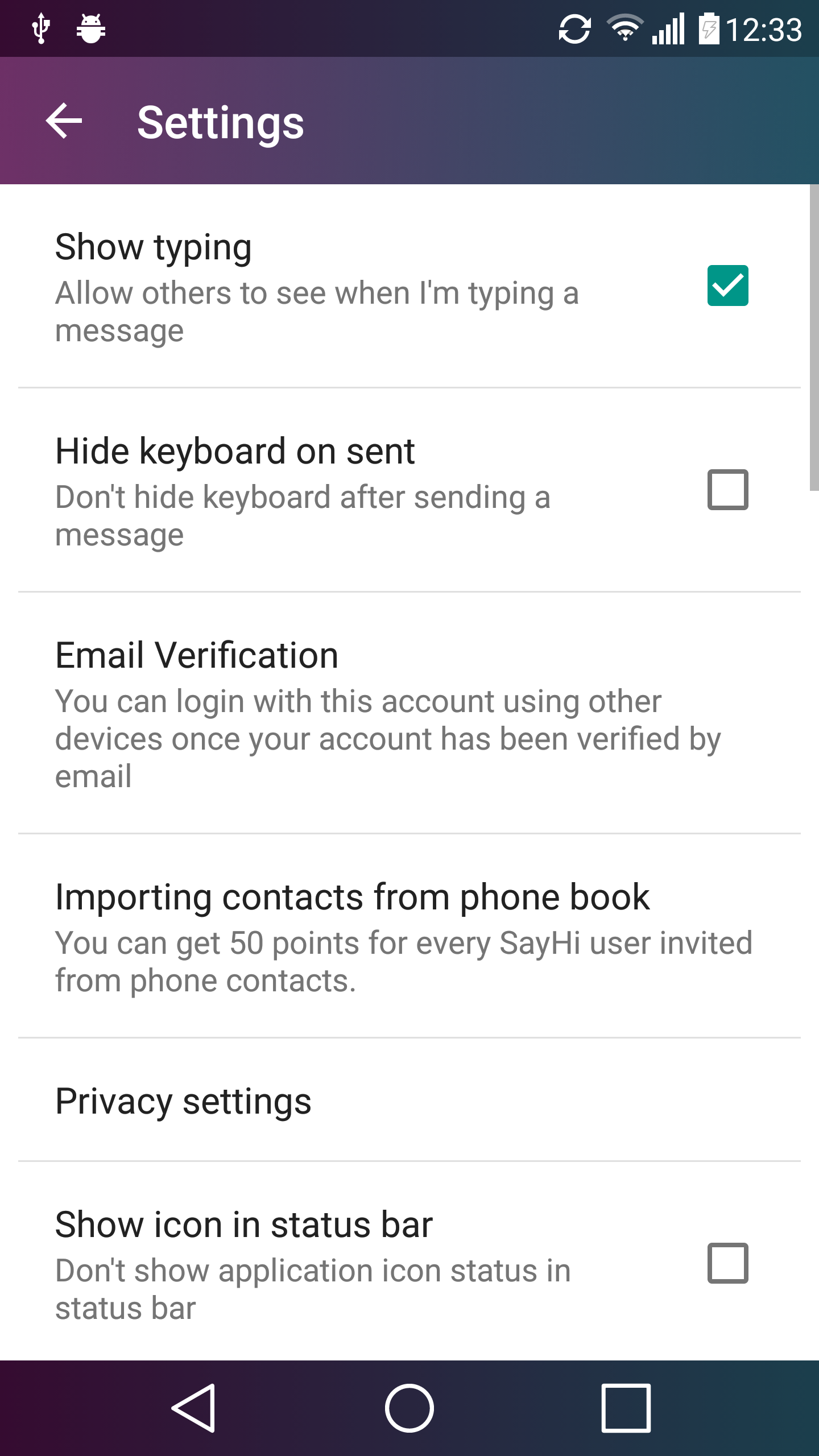 اسکرین شات 2 برنامه Contacts Finder Plugin