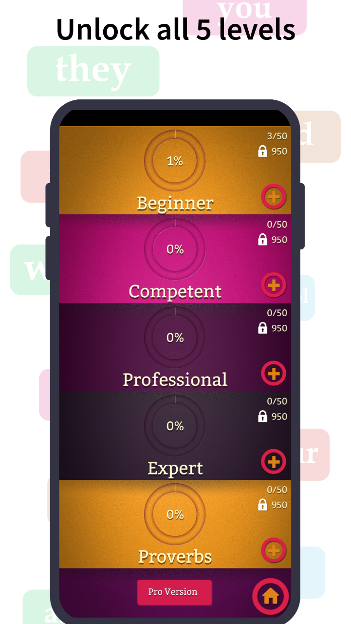 اسکرین شات 3 بازی Learn English Sentence Master