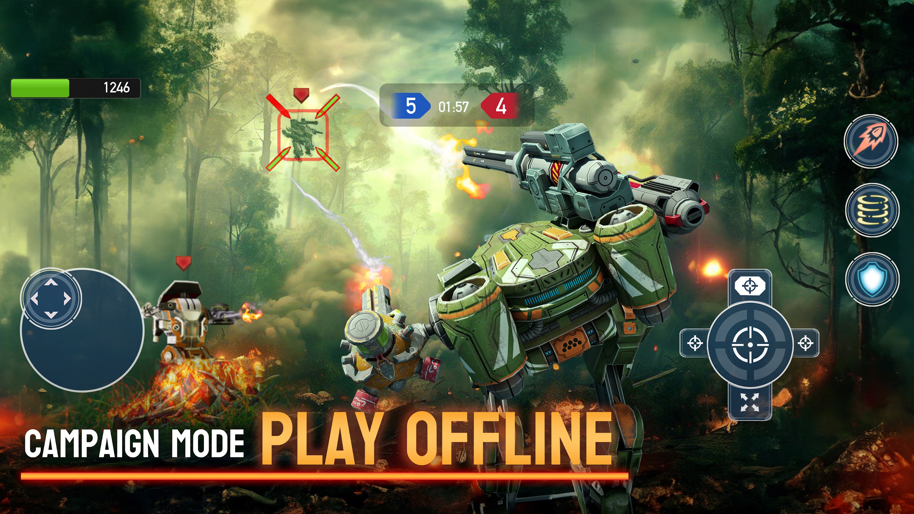 اسکرین شات 3 بازی Mech Wars Online Robot Battles