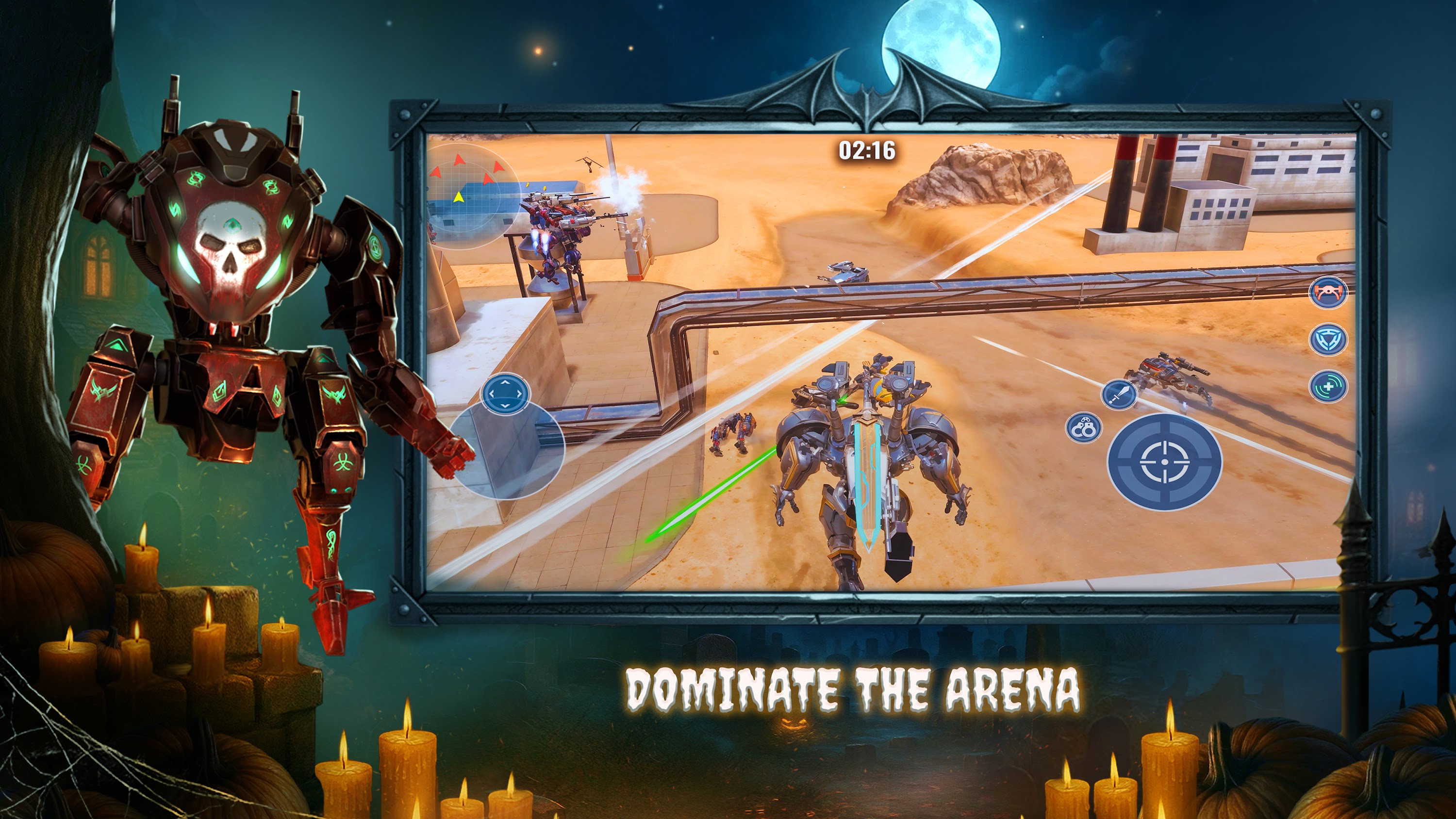 اسکرین شات 4 بازی Mech Wars Online Robot Battles