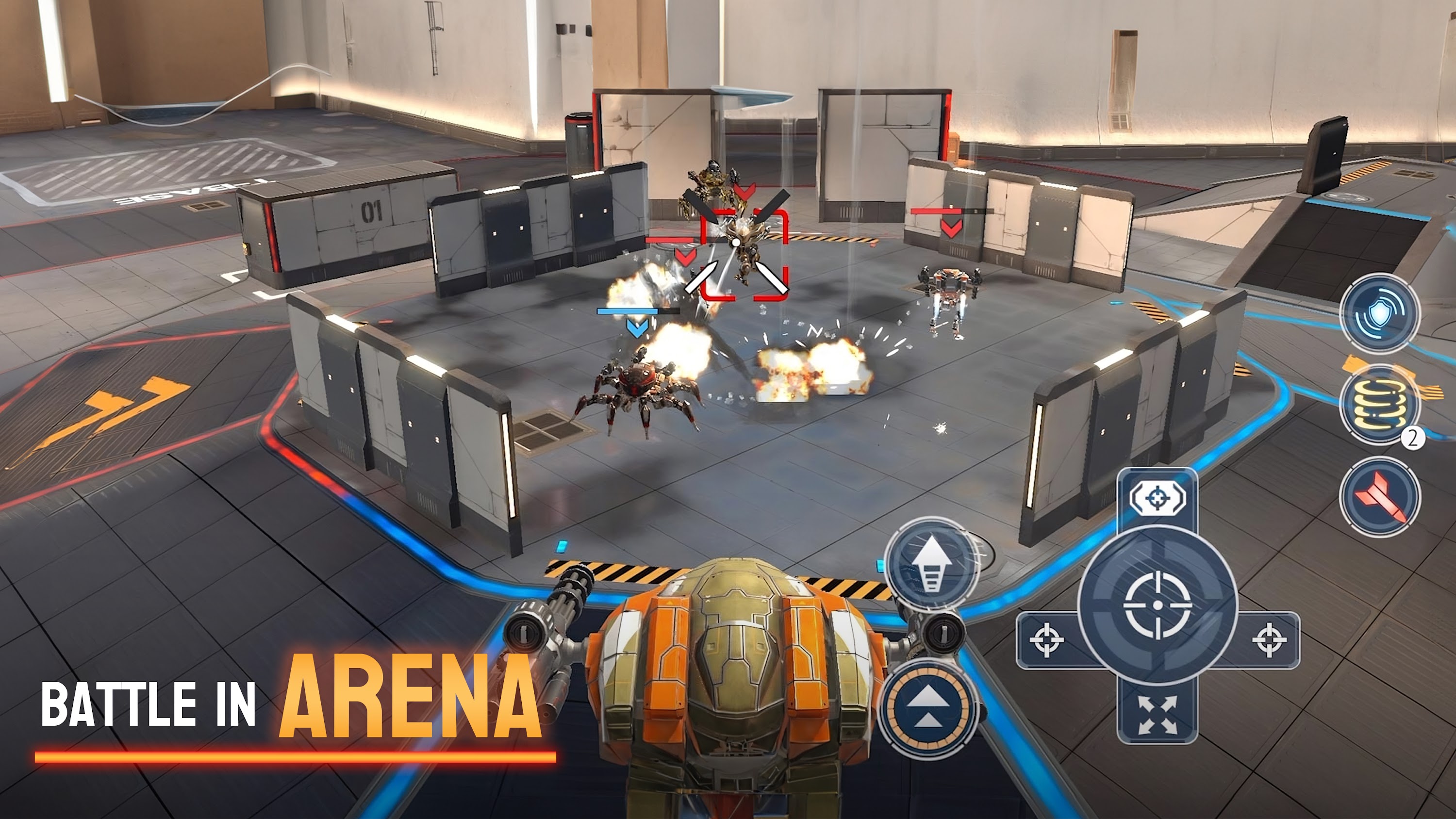 اسکرین شات 1 بازی Mech Wars Online Robot Battles