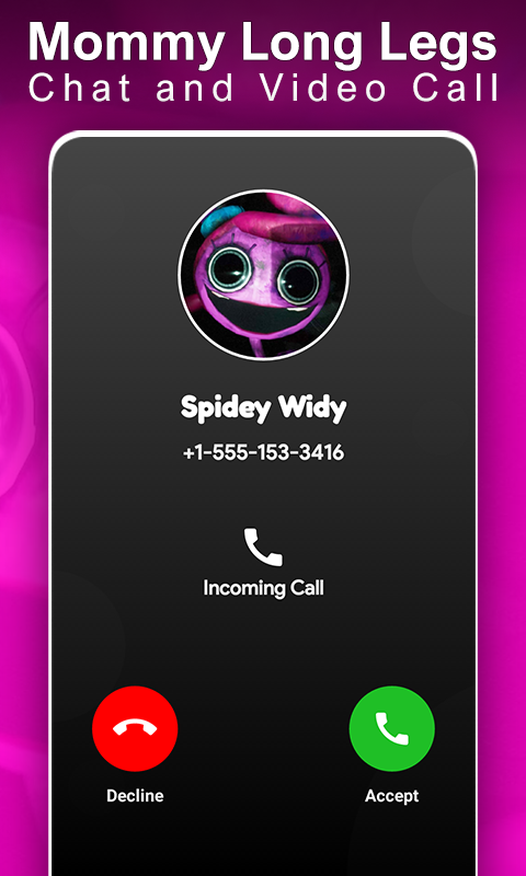 اسکرین شات 3 برنامه Mommy Long Legs Video Call