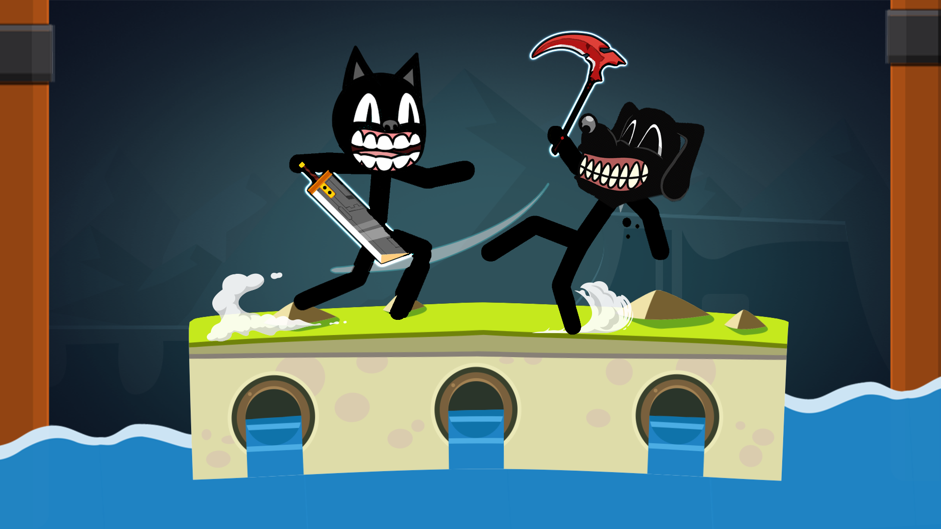 اسکرین شات 3 بازی Momo Horror Stickman Fighting