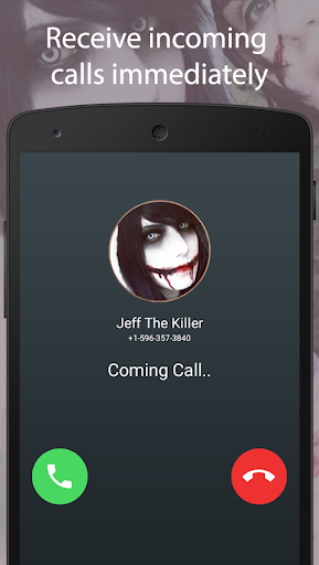 اسکرین شات 3 برنامه Scary Jeff The Killer Fake Chat And Video Call
