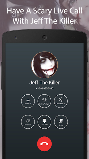 اسکرین شات 2 برنامه Scary Jeff The Killer Fake Chat And Video Call