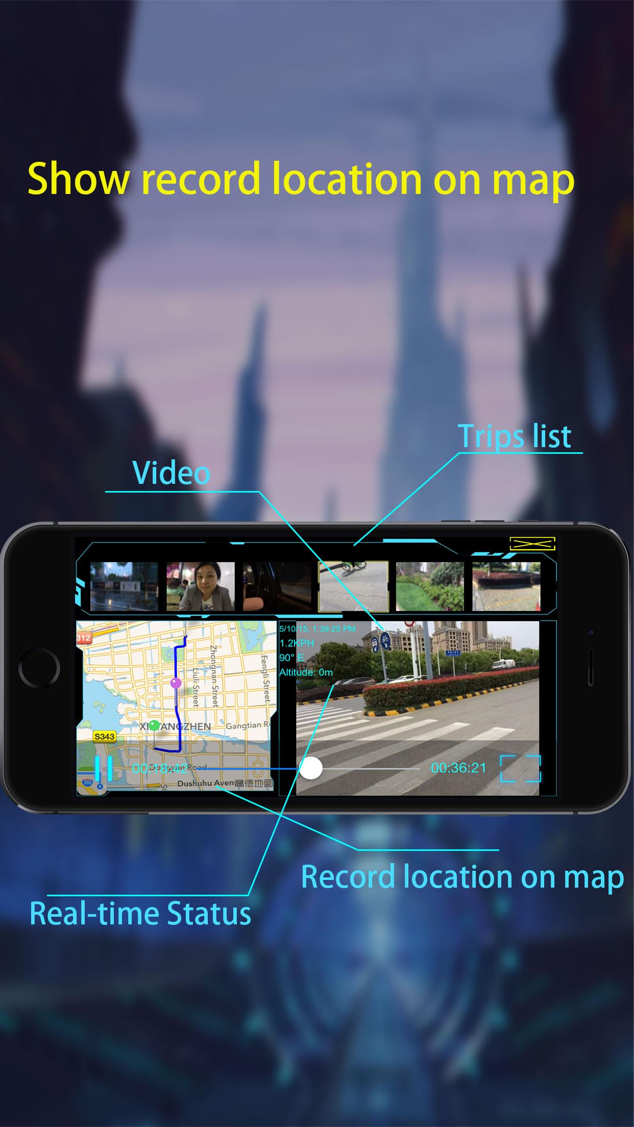 اسکرین شات 3 برنامه Car Camcorder
