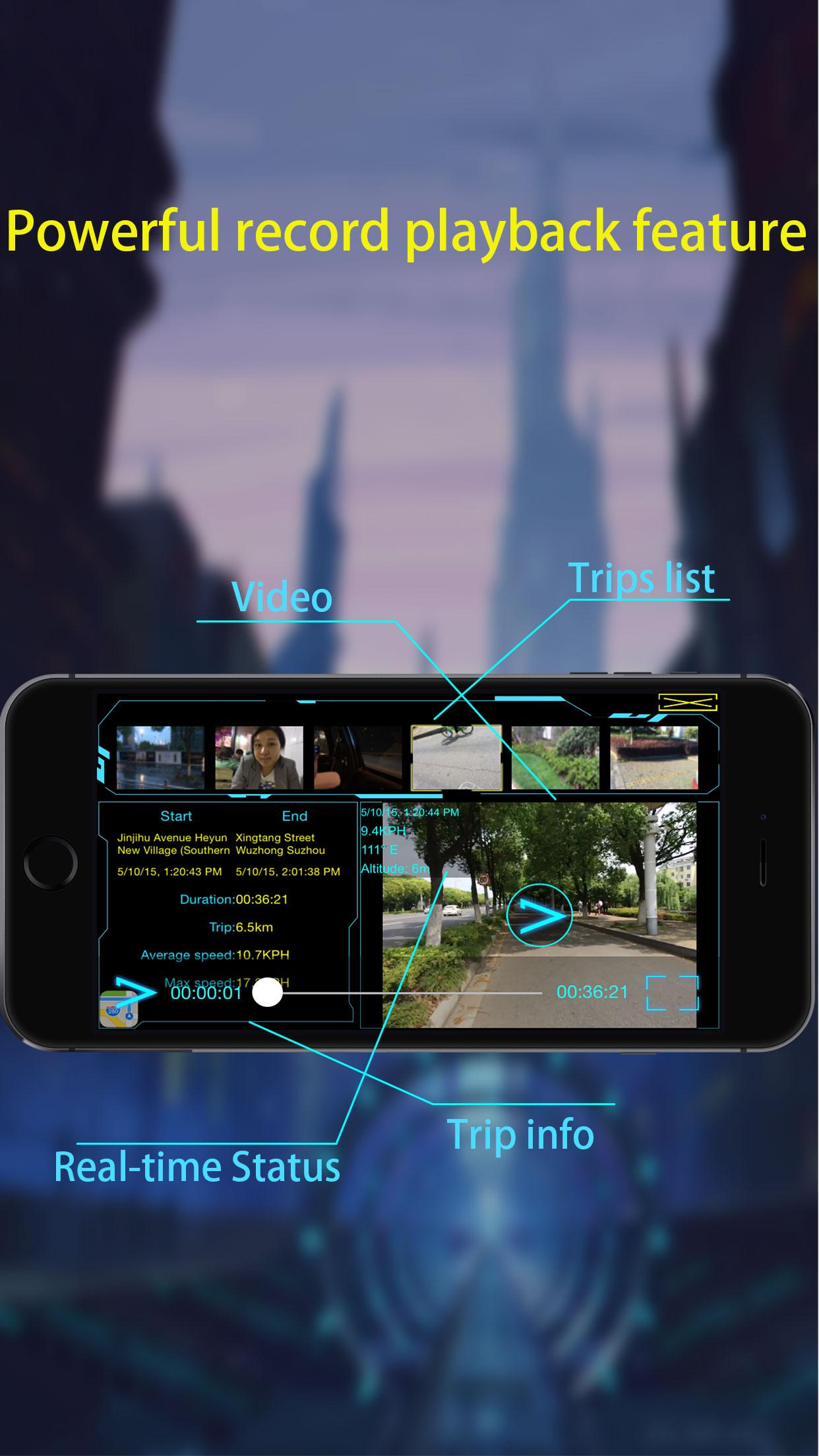 اسکرین شات 2 برنامه Car Camcorder