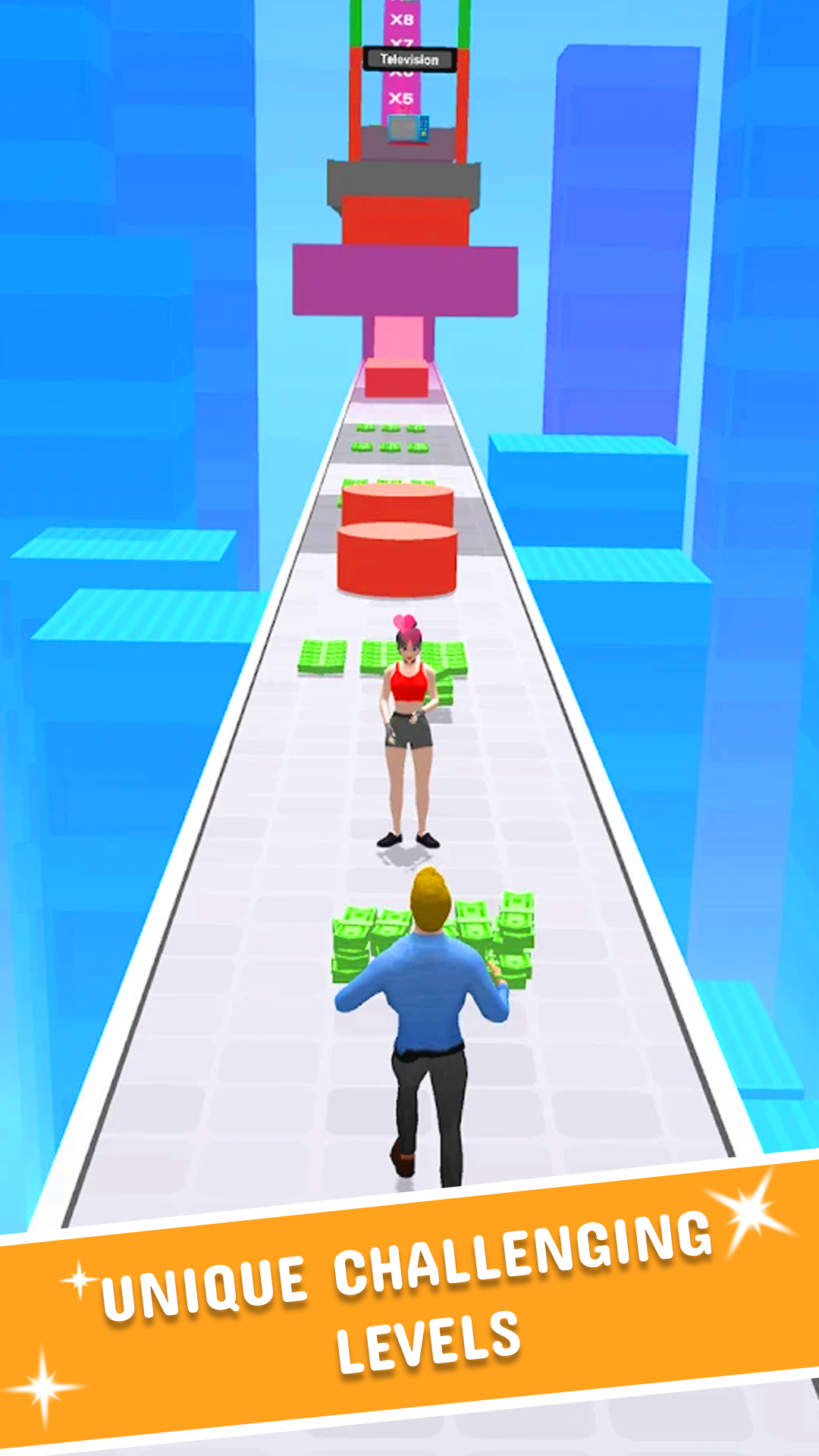اسکرین شات 3 بازی Money Run 3D