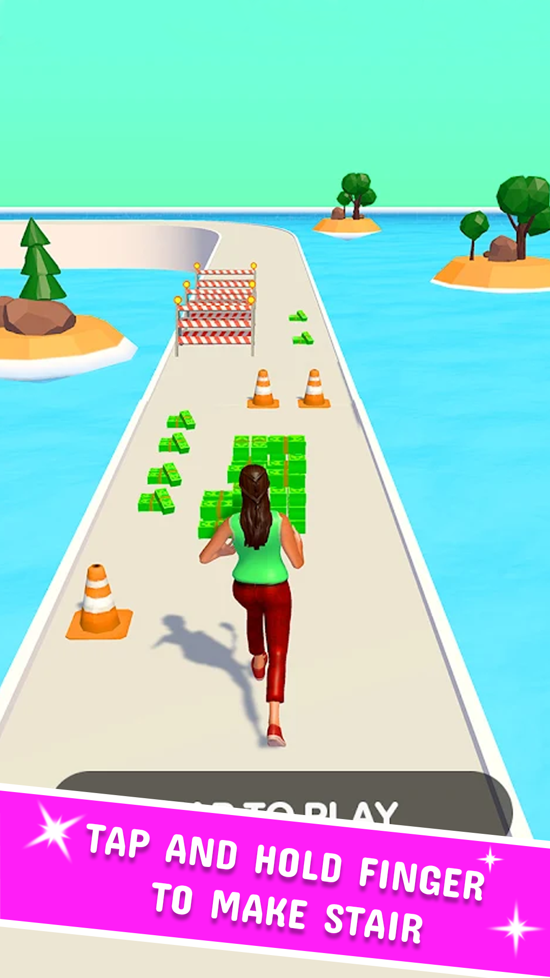 اسکرین شات 4 بازی Money Run 3D