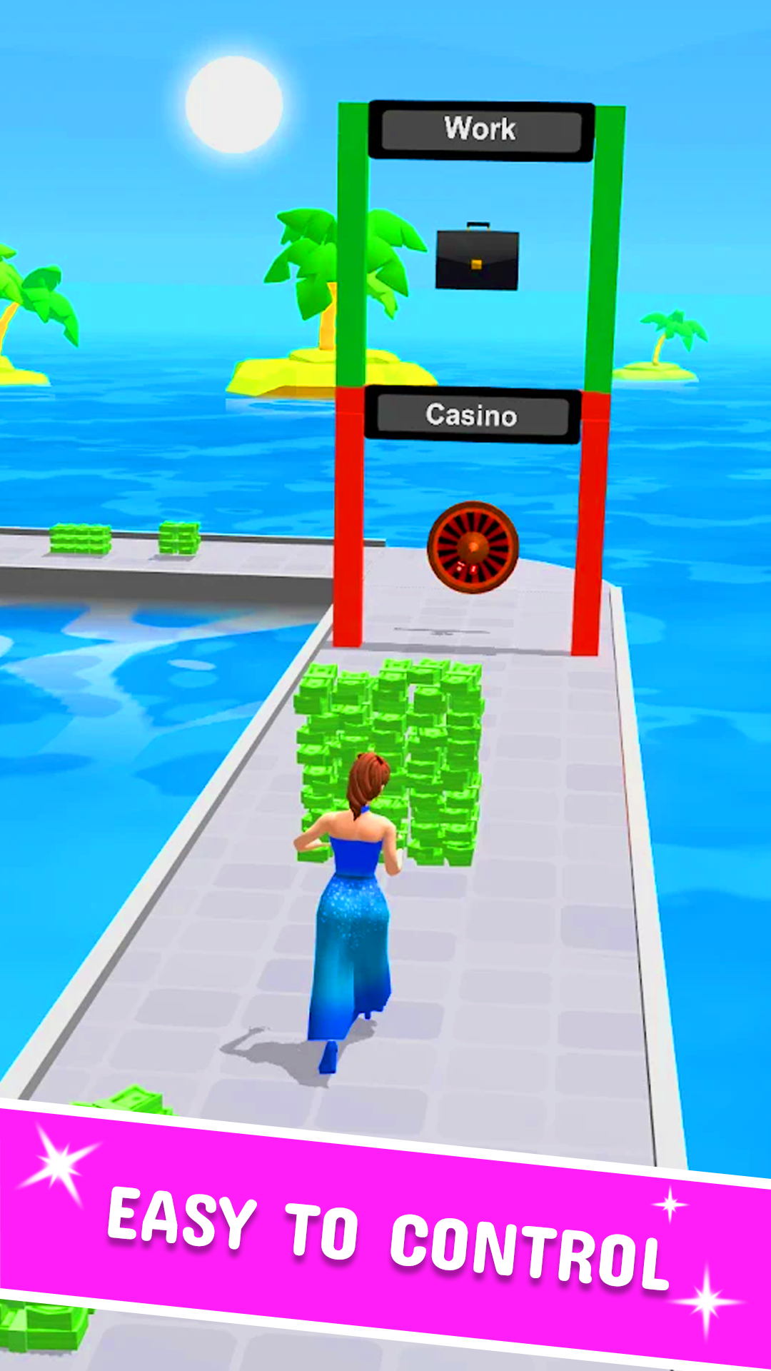 اسکرین شات 2 بازی Money Run 3D