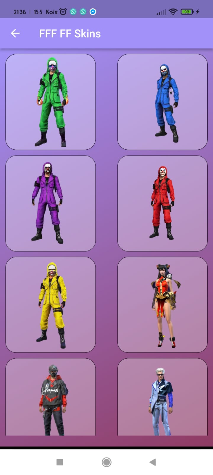 اسکرین شات 3 برنامه FFF FF Skin - Emote Tool