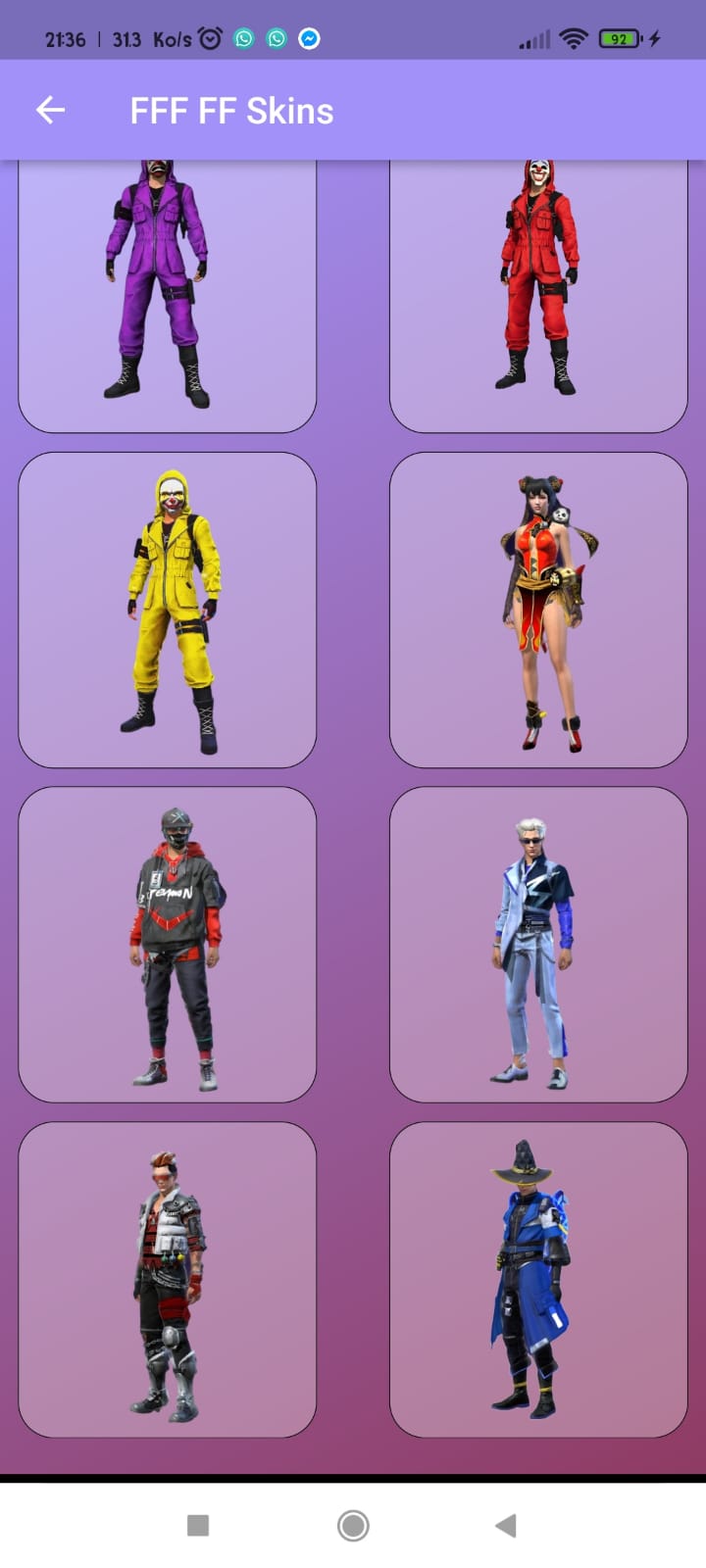 اسکرین شات 8 برنامه FFF FF Skin - Emote Tool