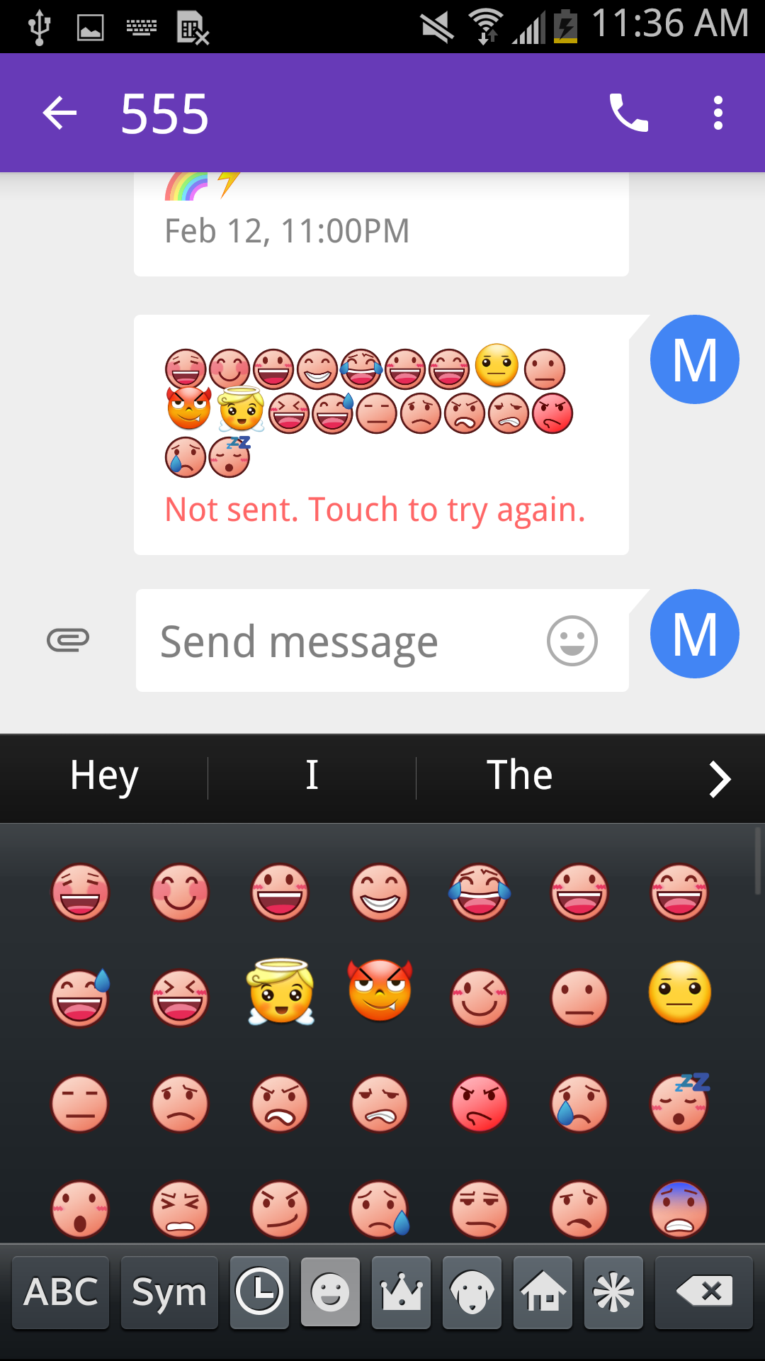 اسکرین شات 2 برنامه Emoji Fonts Message Maker