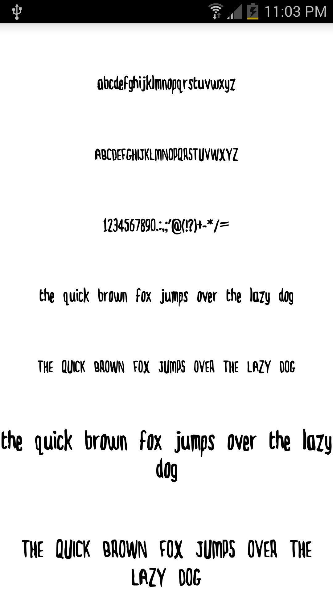 اسکرین شات 7 برنامه Fonts Message Maker