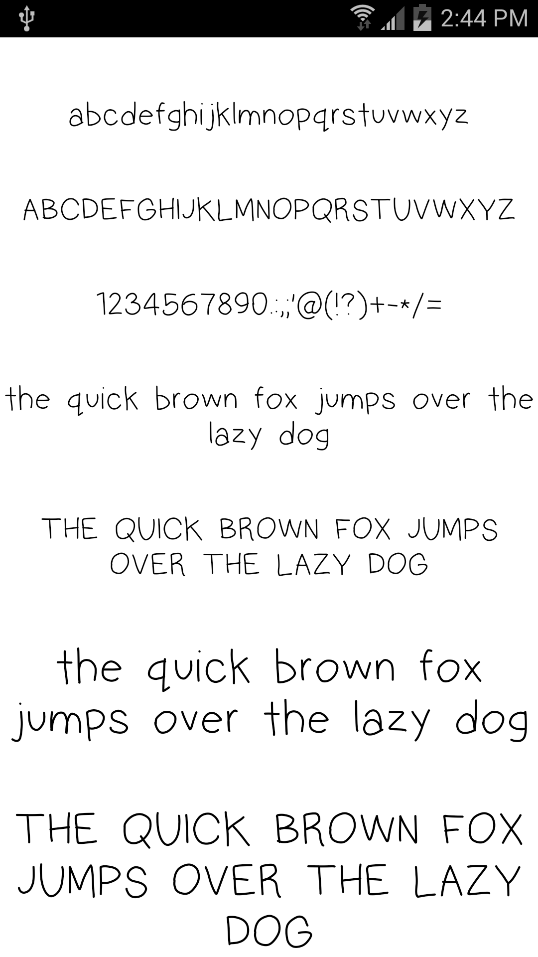 اسکرین شات 4 برنامه Fonts Message Maker