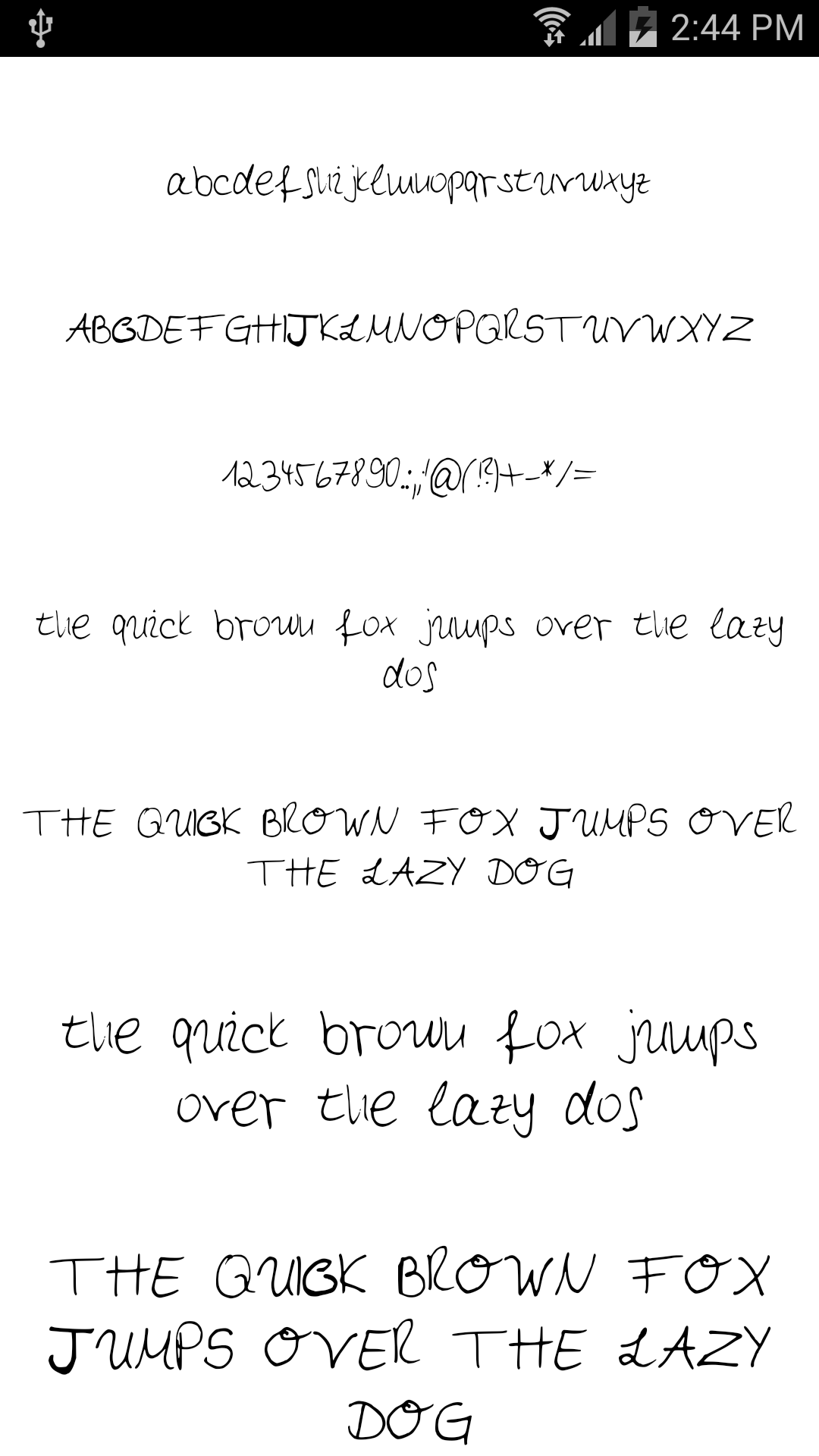 اسکرین شات 5 برنامه Fonts Message Maker