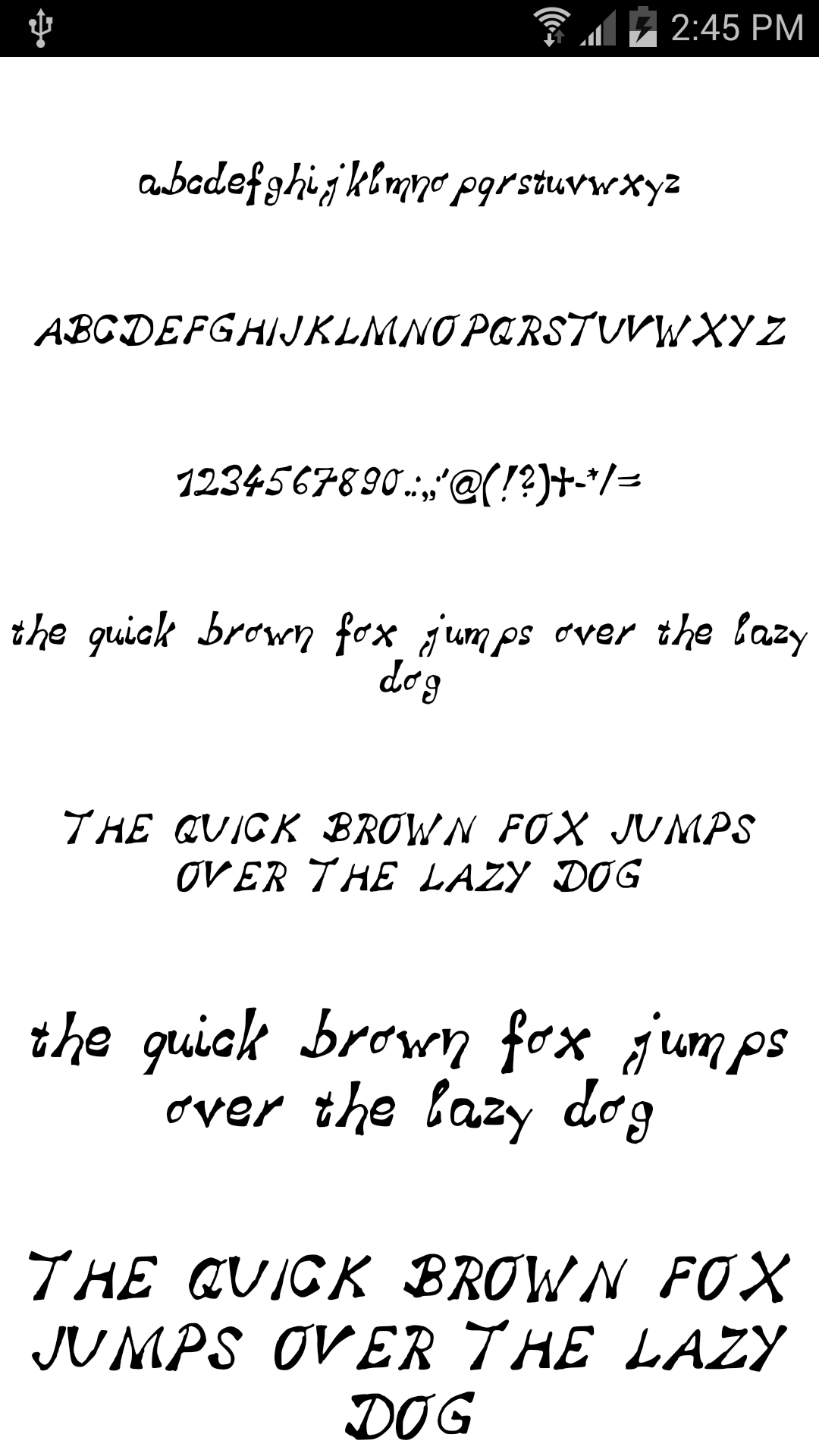 اسکرین شات 2 برنامه Fonts Message Maker