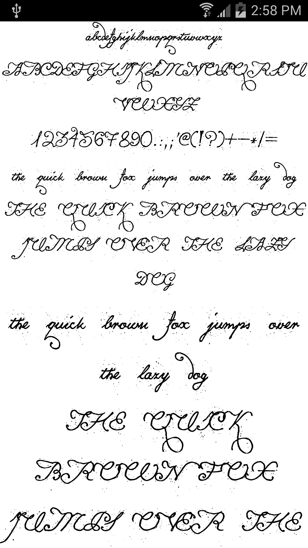 اسکرین شات 8 برنامه Fonts Message Maker