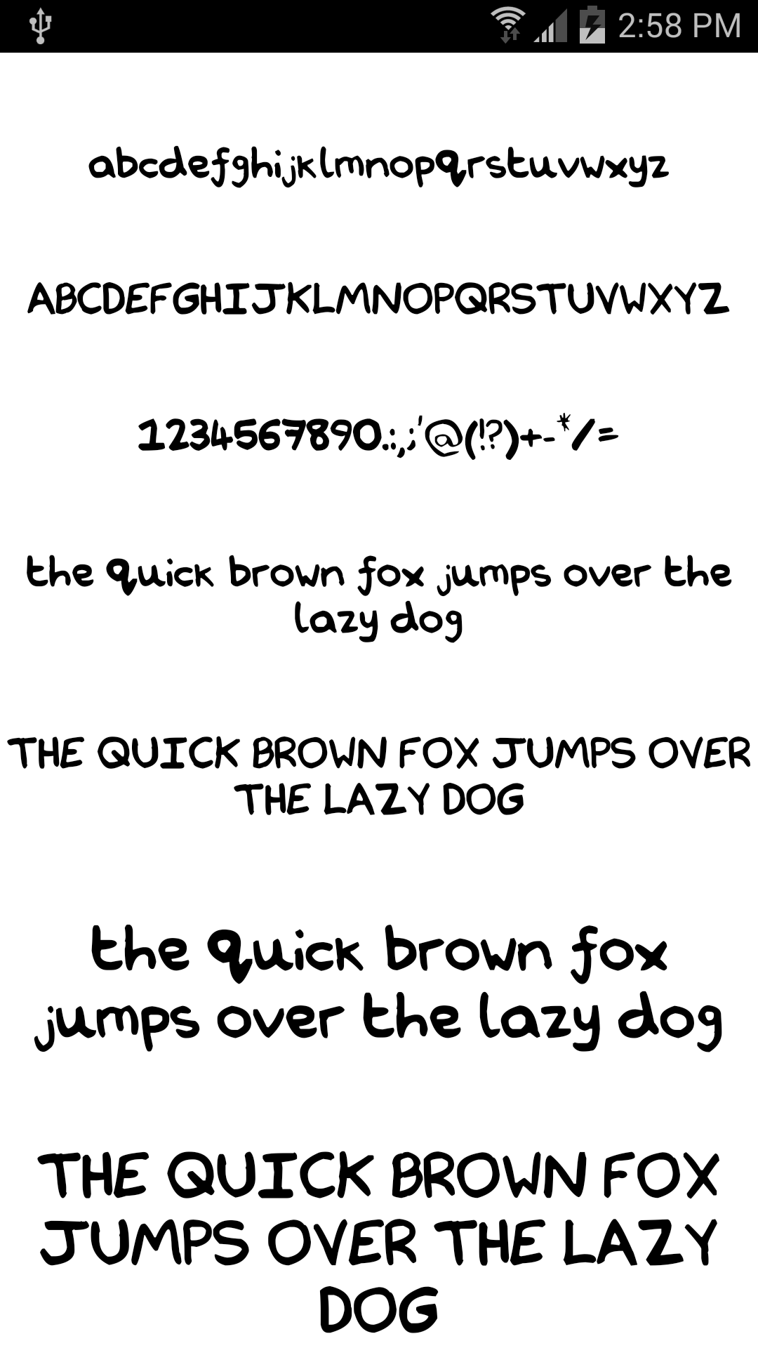 اسکرین شات 5 برنامه Fonts Message Maker