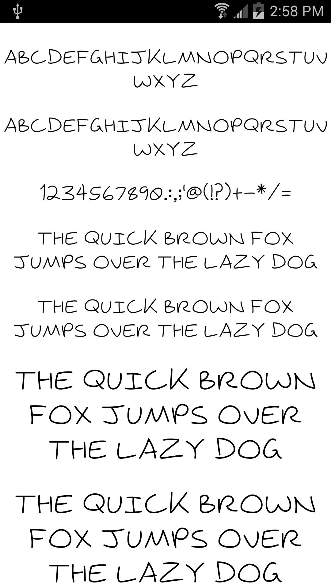 اسکرین شات 1 برنامه Fonts Message Maker