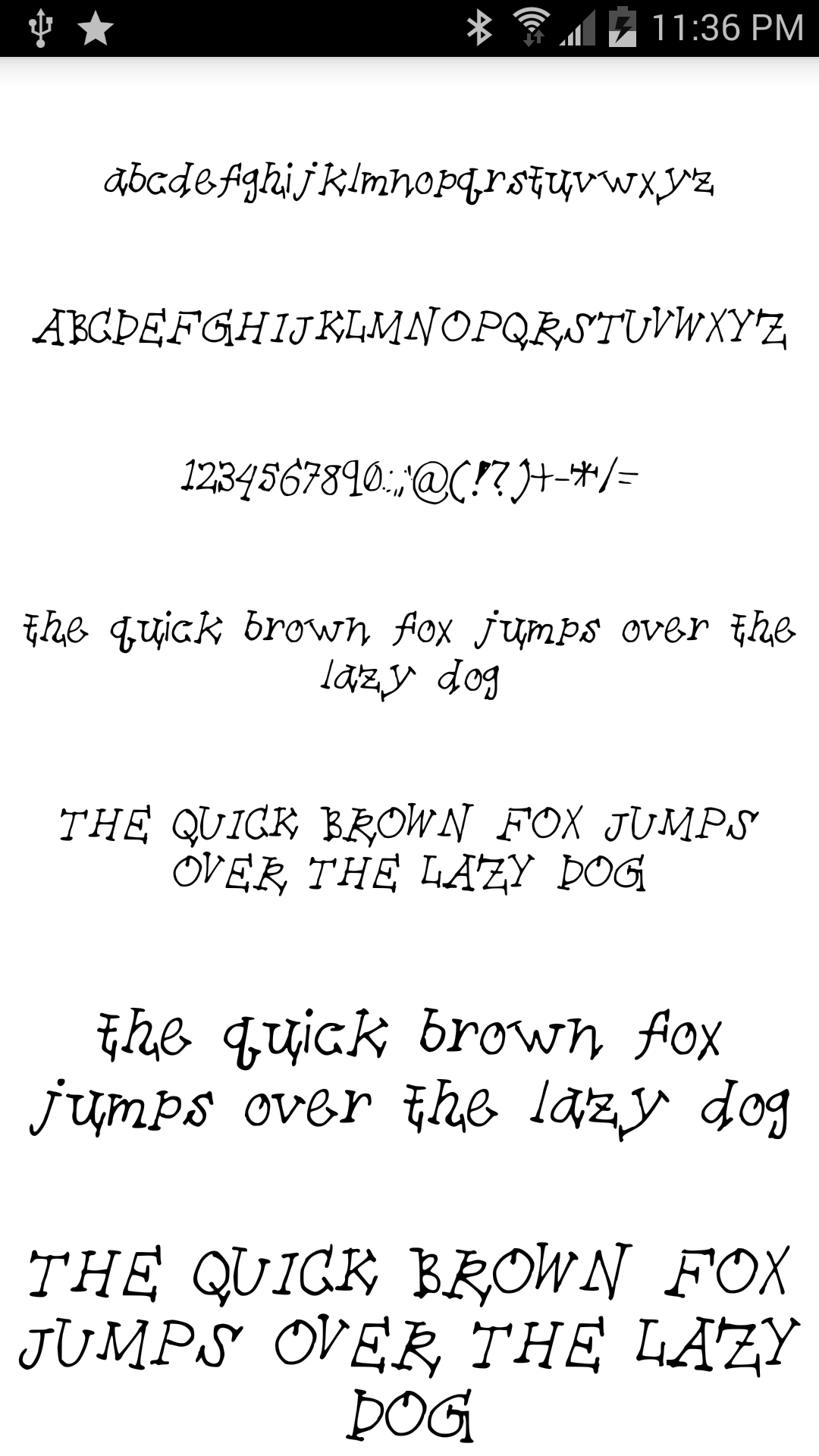 اسکرین شات 1 برنامه Fonts Message Maker