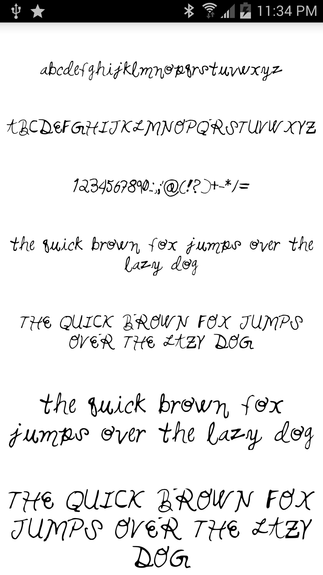 اسکرین شات 2 برنامه Fonts Message Maker