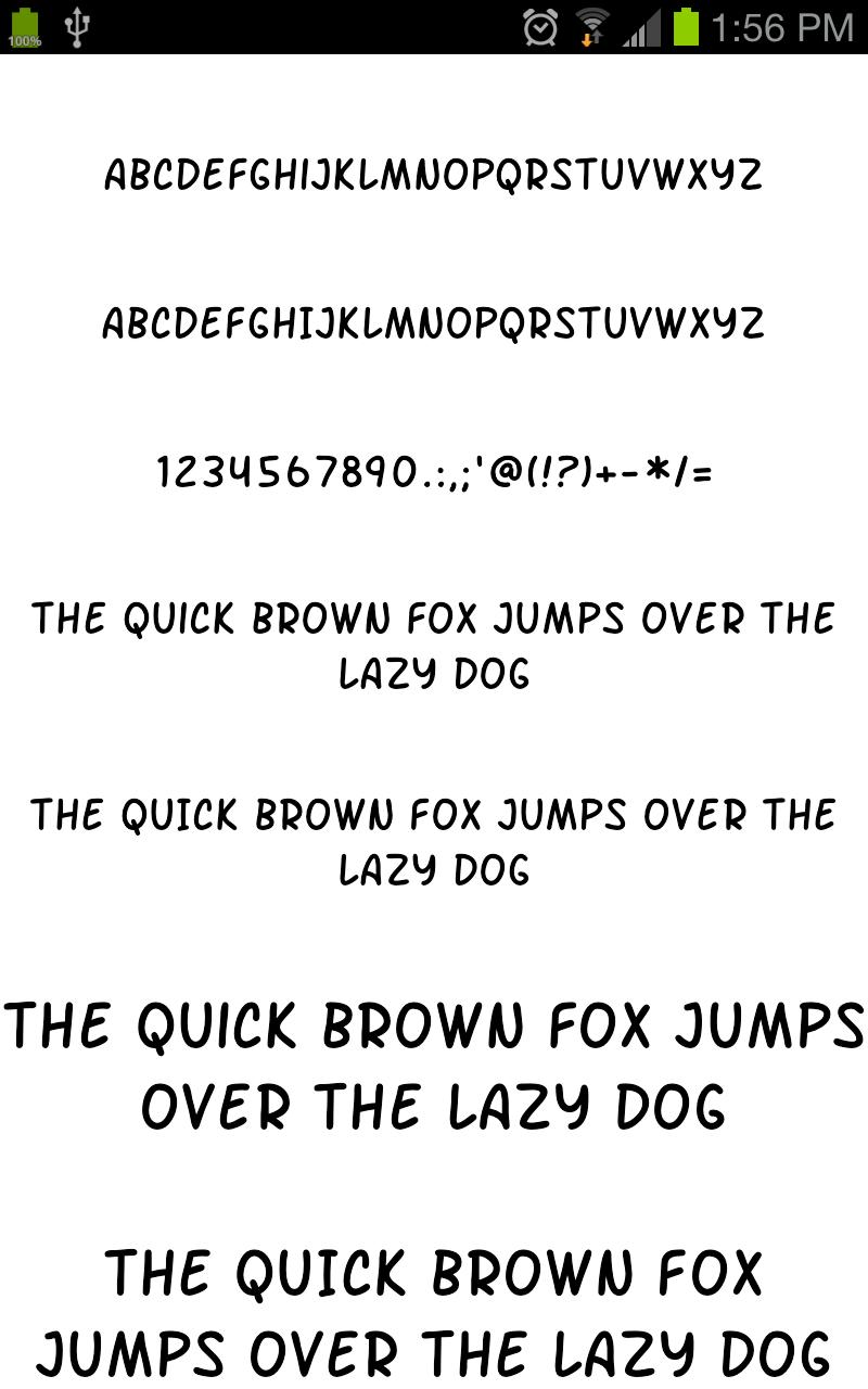 اسکرین شات 2 برنامه Pencil Fonts Message Maker