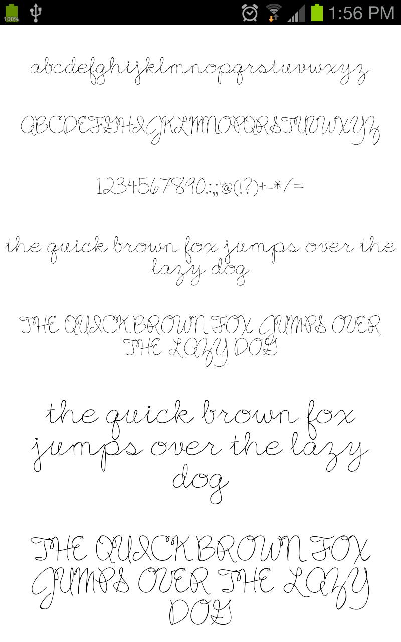 اسکرین شات 3 برنامه Pencil Fonts Message Maker