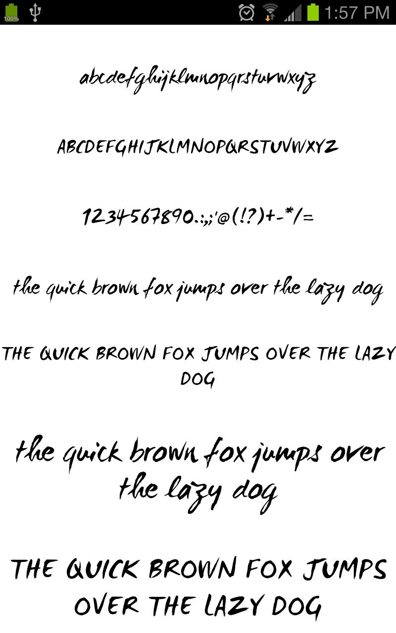 اسکرین شات 5 برنامه Pencil Fonts Message Maker