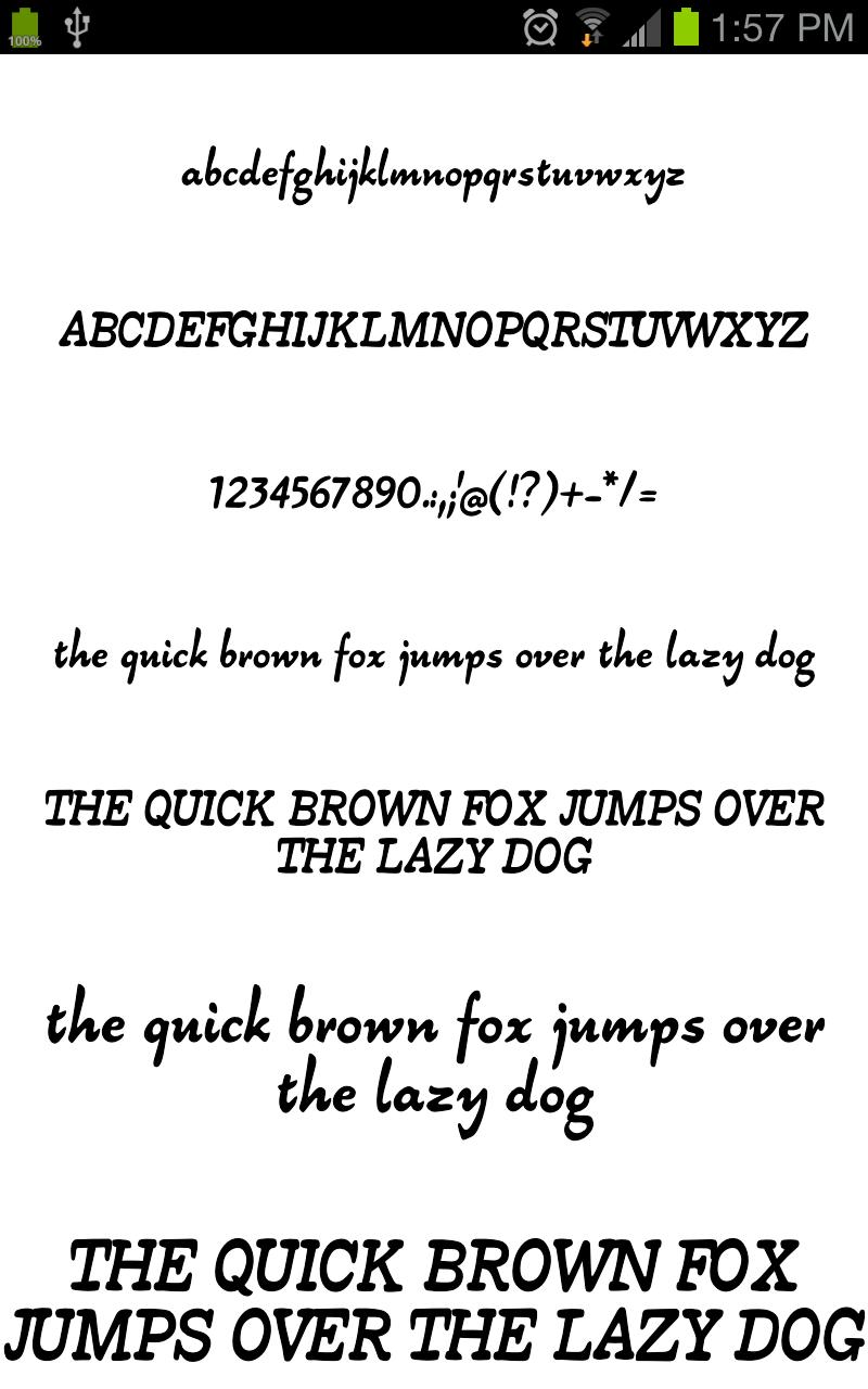 اسکرین شات 6 برنامه Pencil Fonts Message Maker